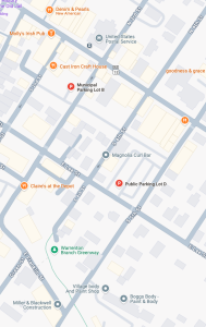 Public Parking lot map
